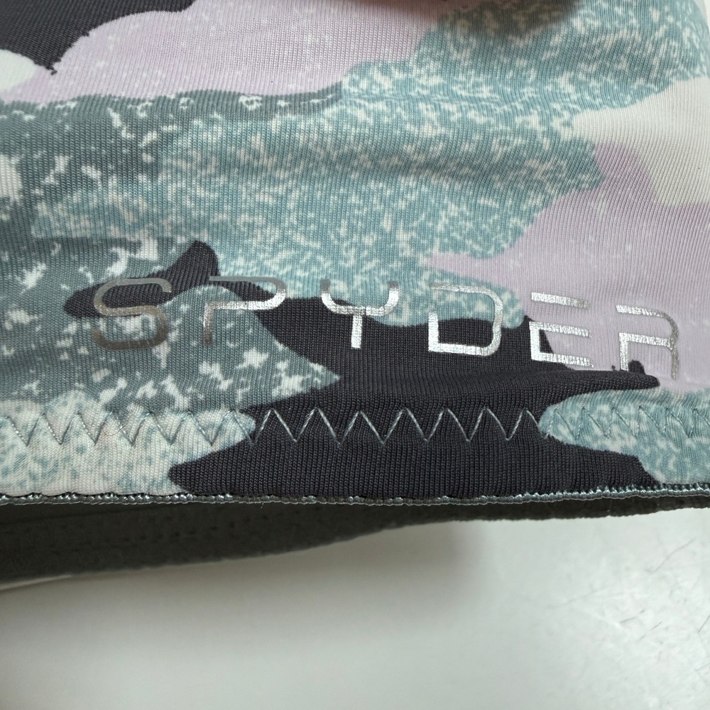 Spyder T-Shirt Bra Woodland Dolphin Grey Women 34C Camo New! - Picture 5 of 7